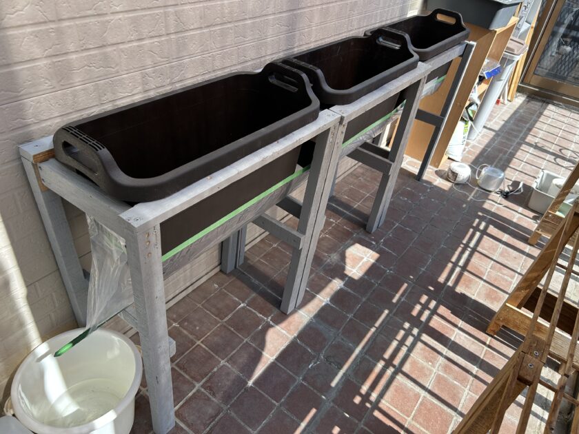 プランター用の棚