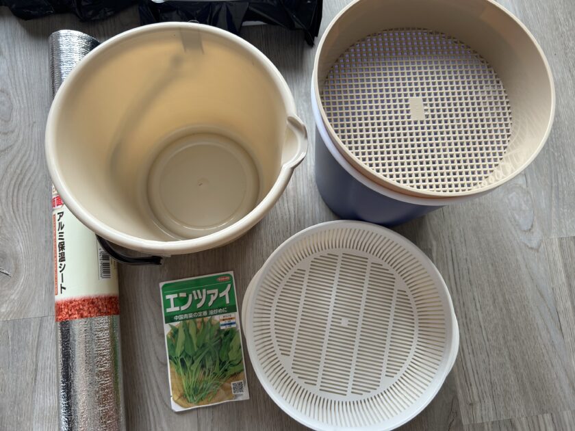 水耕栽培の材料