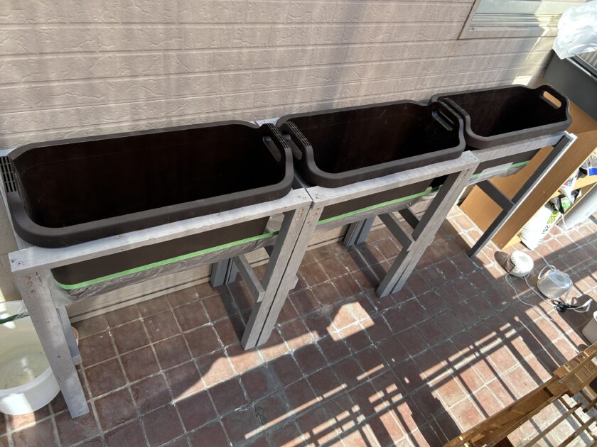 プランター用の棚