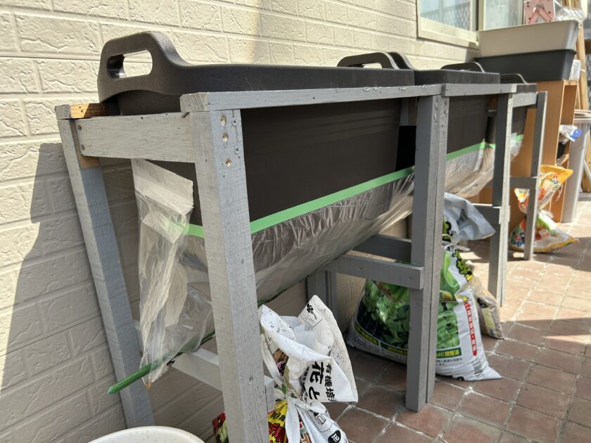 プランター用の棚