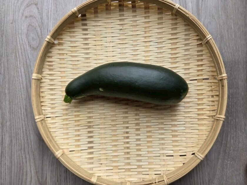 ズッキーニの収穫